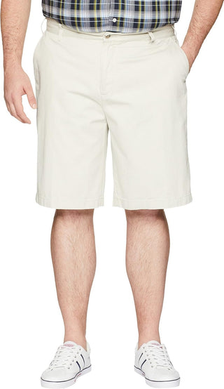 Big Men's Flat Front Chino Plus Size Short