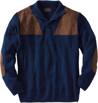 Men's Big & Tall Sweater with Mock Neck