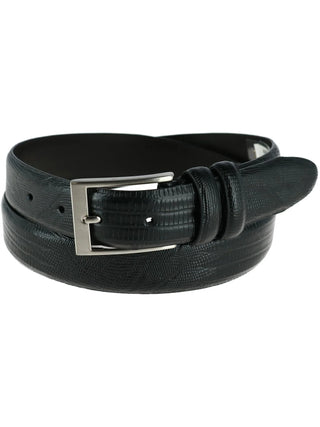 Leather Lizard Print Belt (Men Big & Tall)