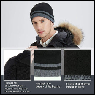 Mens Toboggan Ski Skull Cap