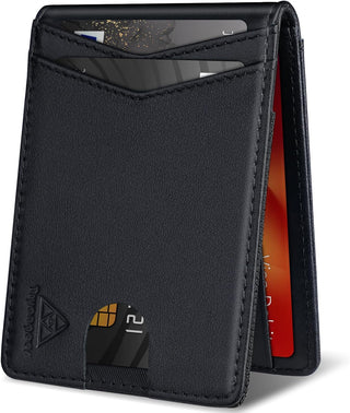 Genuine Leather Men's Wallet w/ RFID Blocking Bifold