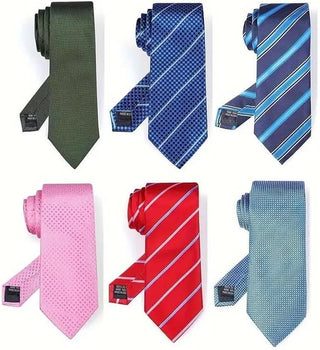 Classic Men's Silk Tie 6 pack