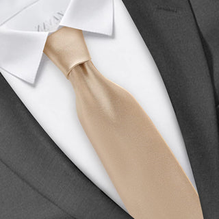 Solid Satin Tie + Gift Box