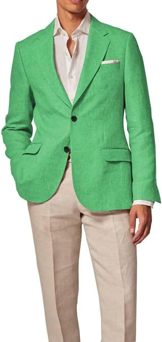 Big Men's Linen Blazer Regular Fit Sport Coat