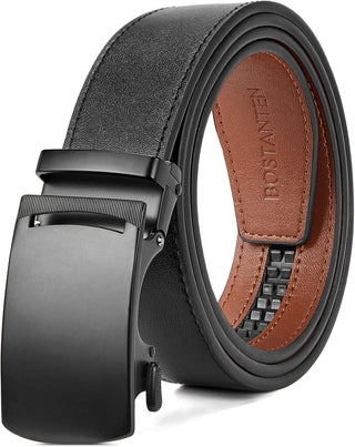 Big Mens Belt Leather Ratchet Belt