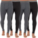 Black/Greystone Heather 4 Pack