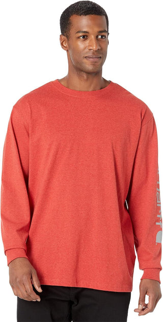 Big Men's Loose Fit  Long-Sleeve Plus Size T-Shirt