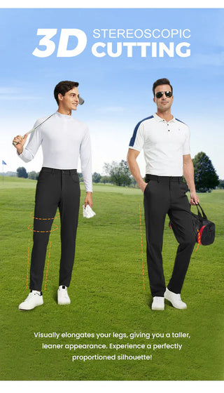 Fliwos Pantalones Rectos De Alta Elasticidad Fillows Performance Golf Pants