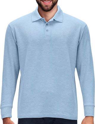 Big Men's Long Sleeve Polo Shirts