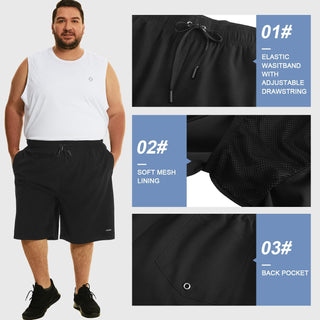 Plus Size Mens Big and Tall Swim Trunks