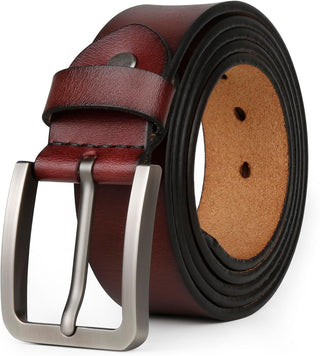 Big and Tall Genuine Leather Belt for Men 