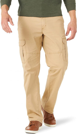 Relaxed Fit Stretch Plus Sized Cargo Pants