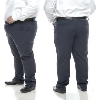 Work Pants Large Size 50 52 Slacks Men Business Stretch Cotton Pants Men'S plus Size Formal Pants for Work