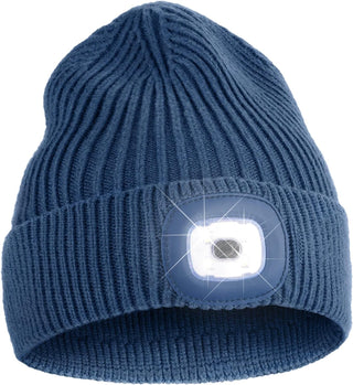 Mens Beanie with LED Light