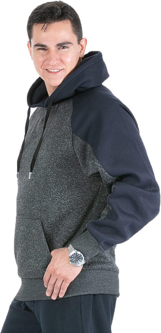 Plus Sized Men's Hooded Sweatshirt