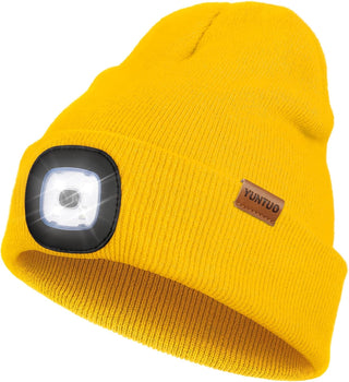 Mens Beanie with LED Light