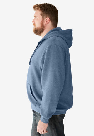 Plus Sized Men's Big & Tall Fleece Hoodie Jacket