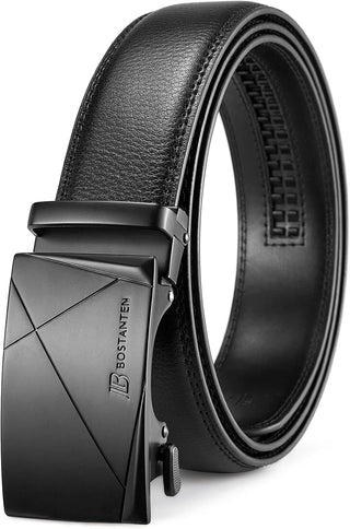 Big Mens Belt Leather Ratchet Belt