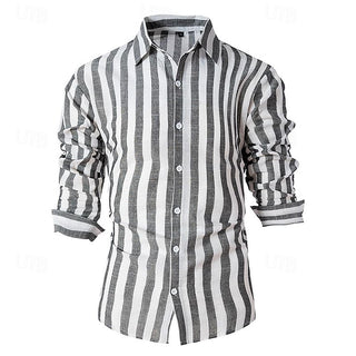 Big Men's Shirt Button up Plus Size Shirt Casual Shirt 