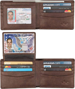 Bifold Stylish Wallet with 2 ID Window