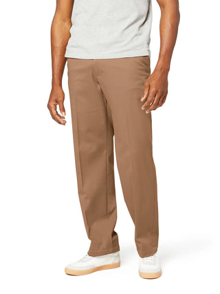 Plus Size Men's Big & Tall Classic Fit Easy Khaki Pants