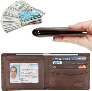 Bifold Stylish Wallet with 2 ID Window