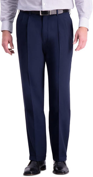 Big Men's Classic Fit Pleat Front Dress Pants