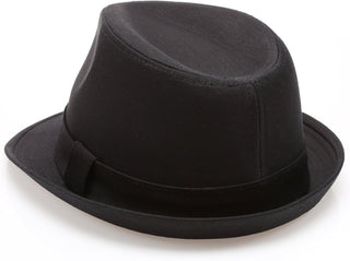 Classic Cotton Twill Fedora Hat with Band