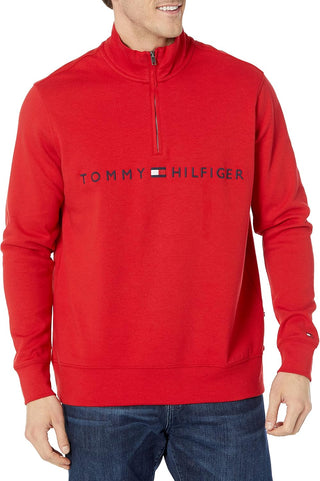 Big Men's Quarter Zip Pullover Sweater