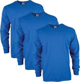 Big Men's Ultra Cotton Long Sleeve T-Shirt, Multipack