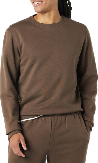 Big Men's Fleece Crewneck Plus Sized Sweatshirt