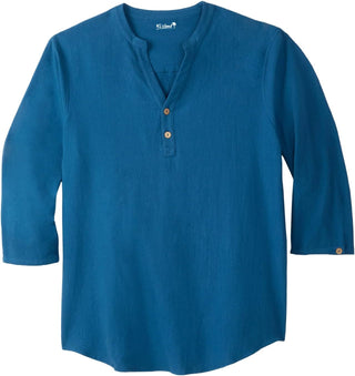 Big & Tall Men's Mandarin Collar Shirt