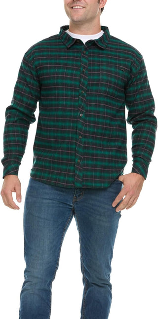 Big and Tall Plaid Flannel Shirt for Men