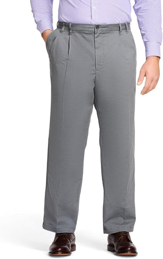 Plus Size Men's Big and Tall Pleated Pants