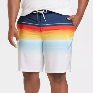 Men'S Striped Board Shorts - Goodfellow & Co