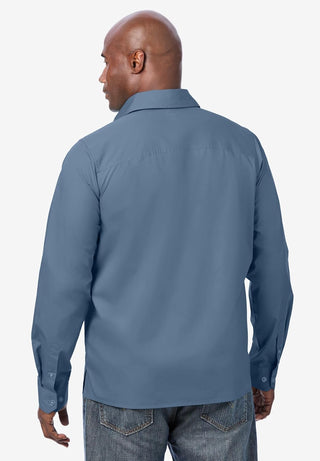 No-Tuck Casual Shirt for Big Men