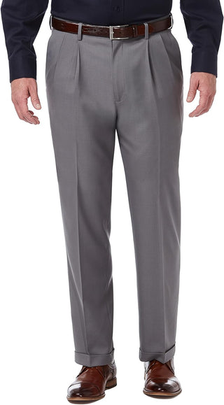 Big Men's Classic Fit Pleat Front Dress Pants