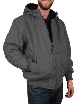 Men' Big & Tall Fleece Lined Quilted Winter Jacket Coat 