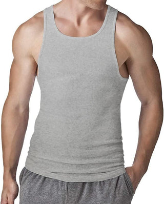 Men's Big and Tall Tank Tops Undershirts - 6 pack