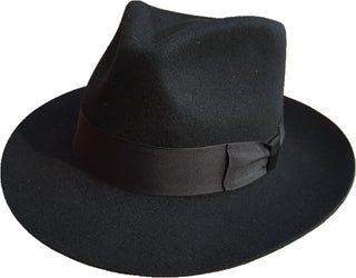 Men's Wool Felt Godfather Fedora Hat