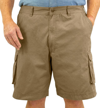 Big & Tall Men'S Expandable Waist Cargo Shorts Sizes 46 to 70