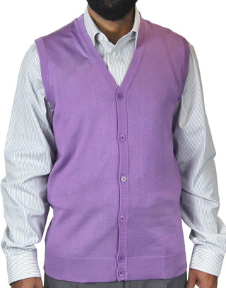 Big Men's Cardigan Sweater Vest