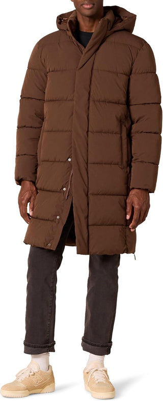 Men's Big Hooded Long Puffer