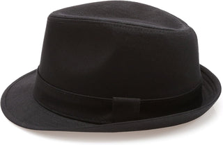 Classic Cotton Twill Fedora Hat with Band