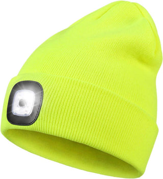 Mens Beanie with LED Light