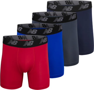 No Fly Boxer Brief for Big and Tall Men - 4 Pack