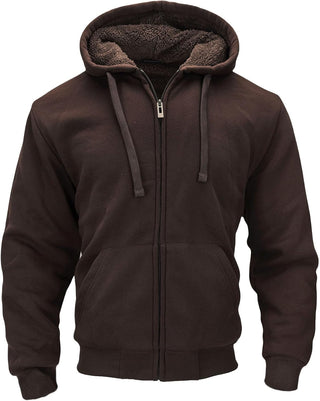 Sherpa Lined Hoodies for Big Men