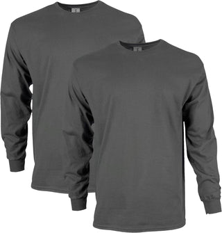 Big Men's Ultra Cotton Long Sleeve T-Shirt, Multipack