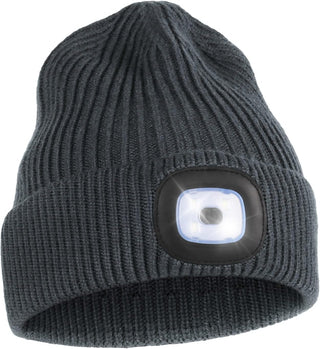 Mens Beanie with LED Light