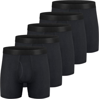 Plus Size Mens Big & Tall Boxer Briefs, 5-Pack